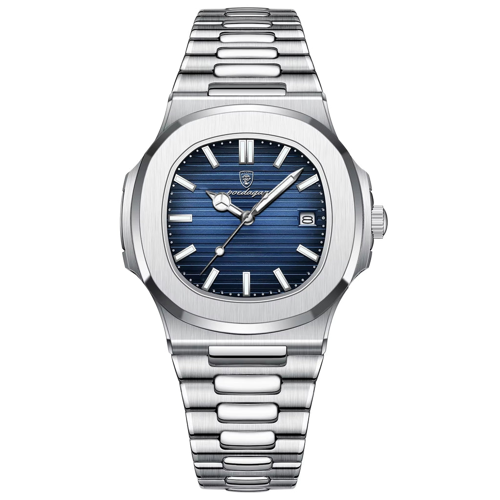 POEDAGAR | RELOJ DE LUJO CLÁSICO DE ACERO INOX