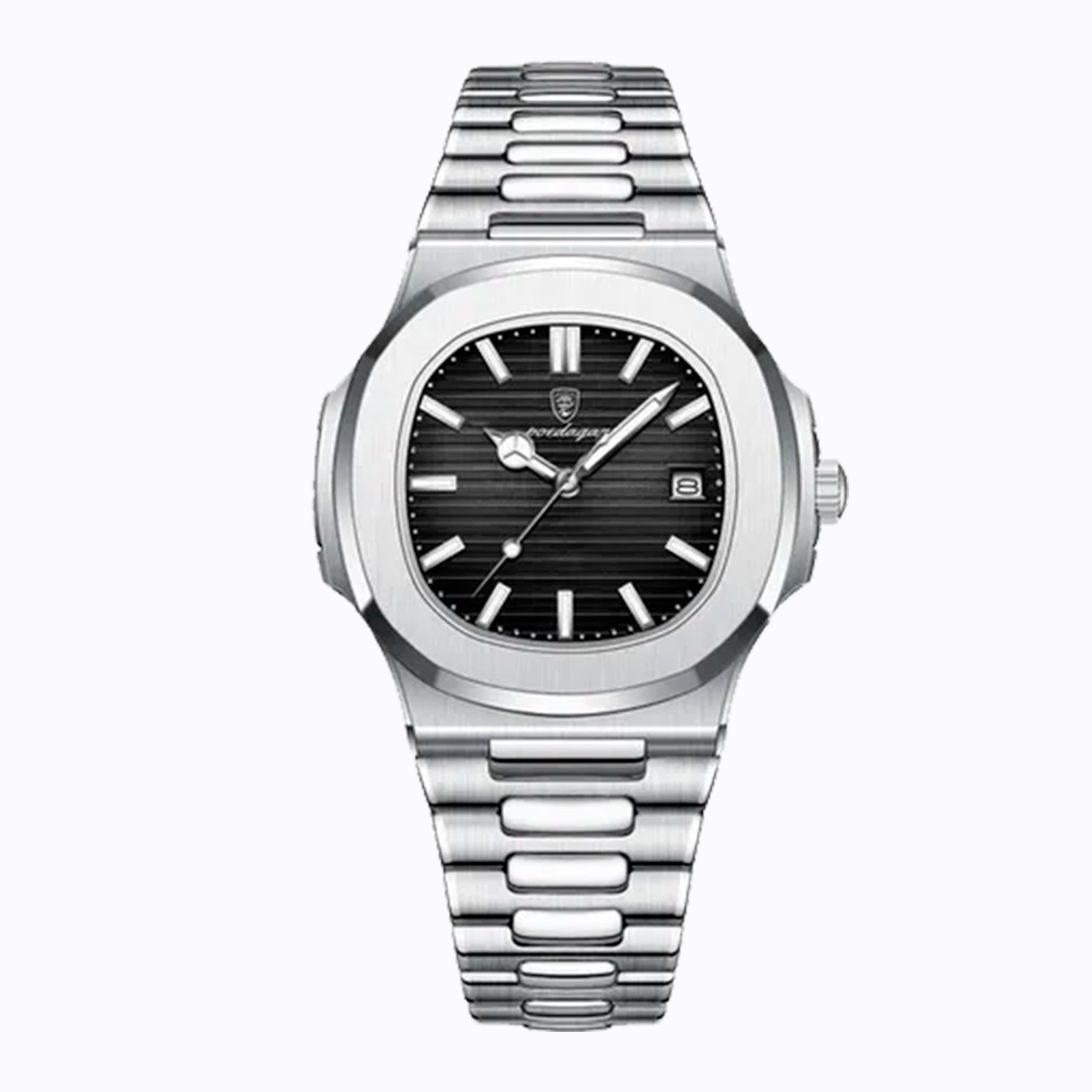 POEDAGAR | RELOJ DE LUJO CLÁSICO DE ACERO INOX